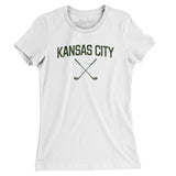 Kansas City Golf Women's T-Shirt-White-Allegiant Goods Co. Vintage Sports Apparel