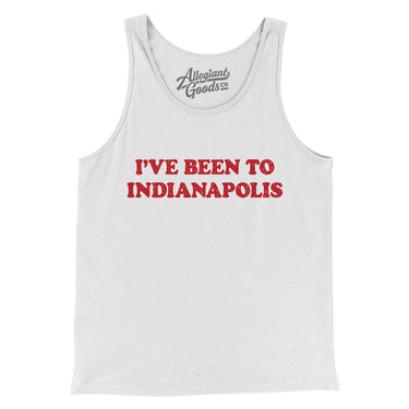 I've Been To Indianapolis Men/Unisex Tank Top-Allegiant Goods Co. Vintage Sports Apparel