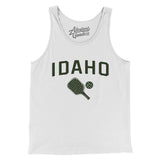 Idaho Pickleball Men/Unisex Tank Top-White-Allegiant Goods Co. Vintage Sports Apparel