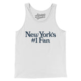 New York's Number 1 Fan Men/Unisex Tank Top-Allegiant Goods Co. Vintage Sports Apparel