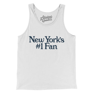 New York's Number 1 Fan Men/Unisex Tank Top-Allegiant Goods Co. Vintage Sports Apparel