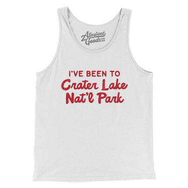 I've Been To Crater Lake National Park Men/Unisex Tank Top-Allegiant Goods Co. Vintage Sports Apparel