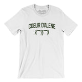 Coeur D'alene Cycling Men/Unisex T-Shirt-White-Allegiant Goods Co. Vintage Sports Apparel