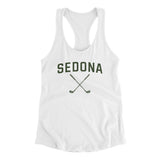 Sedona Golf Women's Racerback Tank-White-Allegiant Goods Co. Vintage Sports Apparel