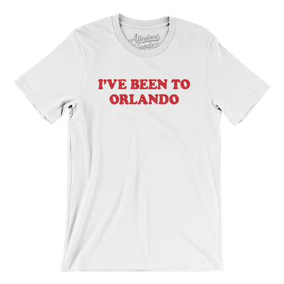 I've Been To Orlando Men/Unisex T-Shirt-White-Allegiant Goods Co. Vintage Sports Apparel