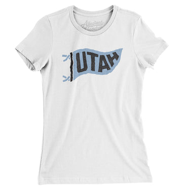 Utah Pennant Women's T-Shirt-Allegiant Goods Co. Vintage Sports Apparel