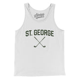 St. George Golf Men/Unisex Tank Top-White-Allegiant Goods Co. Vintage Sports Apparel