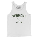 Vermont Golf Men/Unisex Tank Top-White-Allegiant Goods Co. Vintage Sports Apparel
