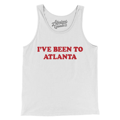 I've Been To Atlanta Men/Unisex Tank Top-White-Allegiant Goods Co. Vintage Sports Apparel