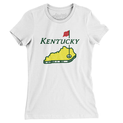 Kentucky Golf Women's T-Shirt-White-Allegiant Goods Co. Vintage Sports Apparel