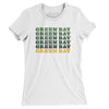 Green Bay Repeat Women's T-Shirt-White-Allegiant Goods Co. Vintage Sports Apparel