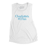 Charlotte's Number 1 Fan Women's Flowey Scoopneck Muscle Tank-Allegiant Goods Co. Vintage Sports Apparel