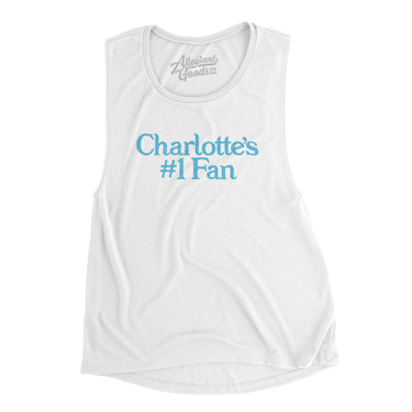 Charlotte's Number 1 Fan Women's Flowey Scoopneck Muscle Tank-Allegiant Goods Co. Vintage Sports Apparel