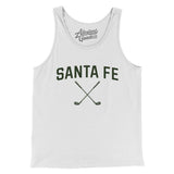 Santa Fe Golf Men/Unisex Tank Top-White-Allegiant Goods Co. Vintage Sports Apparel