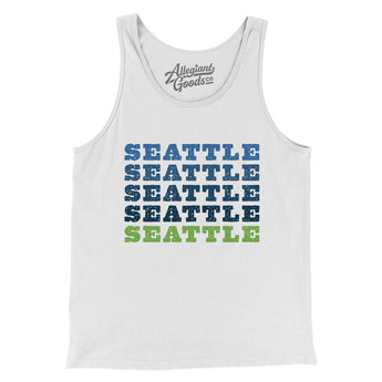 Seattle Repeat Men/Unisex Tank Top-Allegiant Goods Co. Vintage Sports Apparel