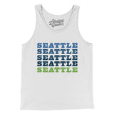 Seattle Repeat Men/Unisex Tank Top-Allegiant Goods Co. Vintage Sports Apparel