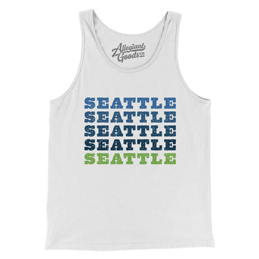 Seattle Repeat Men/Unisex Tank Top-Allegiant Goods Co. Vintage Sports Apparel
