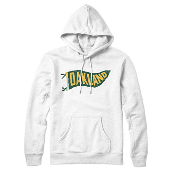 Oakland Pennant Hoodie-Allegiant Goods Co. Vintage Sports Apparel