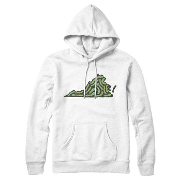 Virginia Golf Course Hoodie-White-Allegiant Goods Co. Vintage Sports Apparel