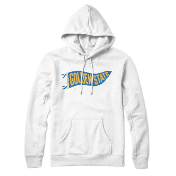 Golden State Pennant Hoodie-Allegiant Goods Co. Vintage Sports Apparel