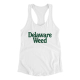 Delaware Weed Women's Racerback Tank-Allegiant Goods Co. Vintage Sports Apparel