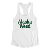 Alaska Weed Women's Racerback Tank-Allegiant Goods Co. Vintage Sports Apparel