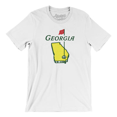 Georgia Golf Men/Unisex T-Shirt-White-Allegiant Goods Co. Vintage Sports Apparel