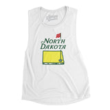 North Dakota Golf Women's Flowey Scoopneck Muscle Tank-Allegiant Goods Co. Vintage Sports Apparel