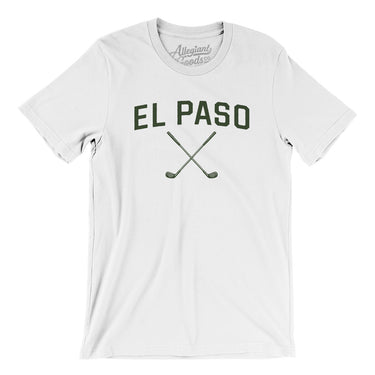 El Paso Golf Men/Unisex T-Shirt-White-Allegiant Goods Co. Vintage Sports Apparel
