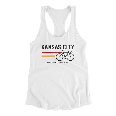 Kansas City Cycling Women's Racerback Tank-Allegiant Goods Co. Vintage Sports Apparel