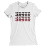 Tuscaloosa Repeat Women's T-Shirt-White-Allegiant Goods Co. Vintage Sports Apparel