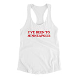I've Been To Minneapolis Women's Racerback Tank-Allegiant Goods Co. Vintage Sports Apparel