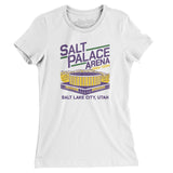 Salt Palace Arena Women's T-Shirt-Allegiant Goods Co. Vintage Sports Apparel