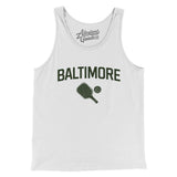 Baltimore Pickleball Men/Unisex Tank Top-White-Allegiant Goods Co. Vintage Sports Apparel