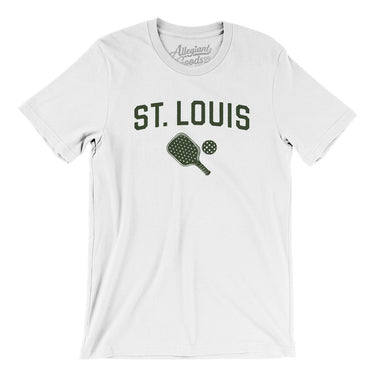 St. Louis Pickleball Men/Unisex T-Shirt-White-Allegiant Goods Co. Vintage Sports Apparel