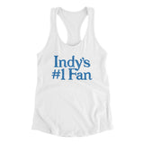 Indy's Number 1 Fan Women's Racerback Tank-Allegiant Goods Co. Vintage Sports Apparel