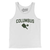 Columbus Pickleball Men/Unisex Tank Top-White-Allegiant Goods Co. Vintage Sports Apparel