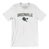 Greenville Pickleball Men/Unisex T-Shirt-White-Allegiant Goods Co. Vintage Sports Apparel