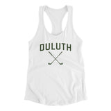 Duluth Golf Women's Racerback Tank-White-Allegiant Goods Co. Vintage Sports Apparel