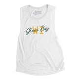 Green Bay Wi Overprinted Women's Flowey Scoopneck Muscle Tank-Allegiant Goods Co. Vintage Sports Apparel