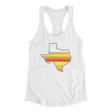 Houston Baseball Women's Racerback Tank-Allegiant Goods Co. Vintage Sports Apparel