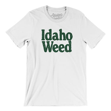 Idaho Weed Men/Unisex T-Shirt-White-Allegiant Goods Co. Vintage Sports Apparel