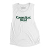 Connecticut Weed Women's Flowey Scoopneck Muscle Tank-White-Allegiant Goods Co. Vintage Sports Apparel