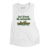 Don't Orlando My Jacksonville Women's Flowey Scoopneck Muscle Tank-Allegiant Goods Co. Vintage Sports Apparel