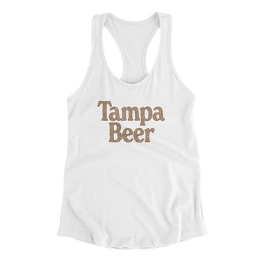Tampa Beer Women's Racerback Tank-Allegiant Goods Co. Vintage Sports Apparel