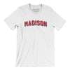 Madison Varsity Men/Unisex T-Shirt-White-Allegiant Goods Co. Vintage Sports Apparel