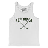 Key West Golf Men/Unisex Tank Top-White-Allegiant Goods Co. Vintage Sports Apparel