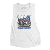 Big Blue Wrecking Crew Women's Flowey Scoopneck Muscle Tank-Allegiant Goods Co. Vintage Sports Apparel