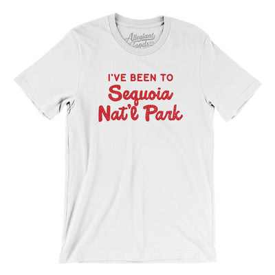 I've Been To Sequoia National Park Men/Unisex T-Shirt-White-Allegiant Goods Co. Vintage Sports Apparel