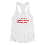 I've Been To Cuyahoga Valley National Park Women's Racerback Tank-Allegiant Goods Co. Vintage Sports Apparel
